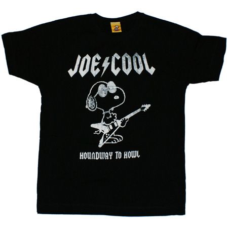 Peanuts Joe Cool Houndway Black T-Shirt