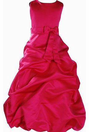 Cinda Clothing Bridesmaid Dress Hot Pink 9-11 Years