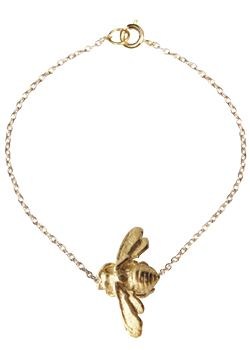 Cinderela B Gold Plated Bee Bracelet by Cinderela B BB1/G