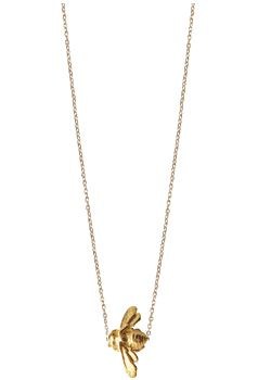 Cinderela B Gold Plated Bee Necklace by Cinderela B BN2/G
