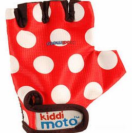 Cinelli Kiddimoto Red Dotty Print Kids Mitts