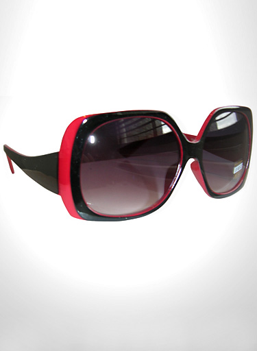 Cinema X Red and Black Bloomsbury Sunglasses