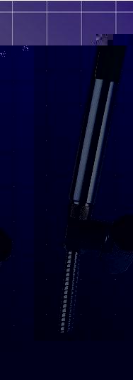 Cascata Shower Head with Holder and Hose