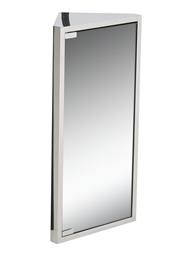 Chrome Bathroom Mirror on Into Any Bathroom Corner Cabinet With Hinged Mirror Bathroom Products