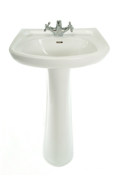 Cipini Swan Washbasin and Pedestal