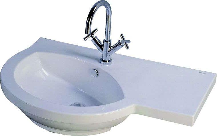 Cipini Wall Mounted Basin (Left as pictured)