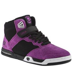 Male Lopez Trece Suede Upper in Black & Purple