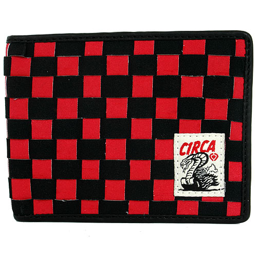 Mens Circa Cobra Wallet Red