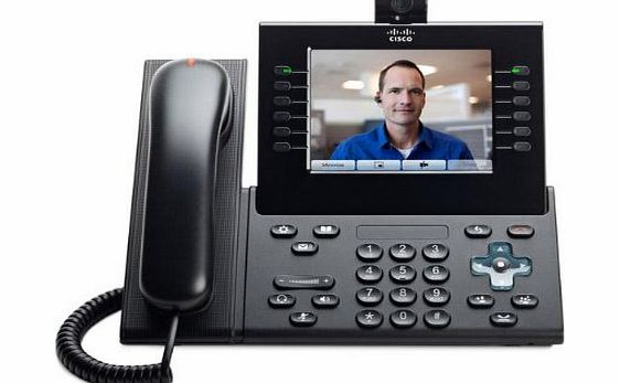 Cisco IP 9971 2 Piece Phone ( Bluetooth,Hands Free Functionality, IP Phone, Video Phone, Built-in Camera )