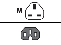 power cable (250 VAC) - 2.5 m