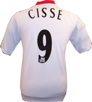 football kit liverpool reebok liverpool away 05 06