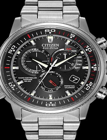 Citizen Nighthawk Eco-Drive Mens Watch AT4110-55E