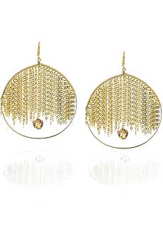 Citrine by the Stones Rain hoop earrings