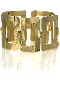 Citrine by the Stones Rectangle link bracelet