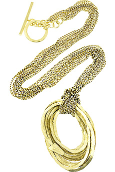 Citrine by the Stones Wire pendant necklace