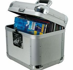 Citronic Deluxe aluminium flight case, 50 LPs.
