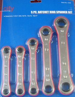 City Hand Tool Spanner Set 5108