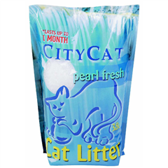 CityCat Lightweight Non-Clumping Silica Gel Cat Litter 3.8Ltr by City Cat
