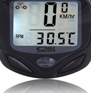 Digital LCD Waterproof Cycle Computer Multifunction Wireless Bicycle Stopwatch Odometer Speedometer Bike Cyclometers