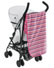 Clair De Lune Pink & White Stripes Fleece Pram