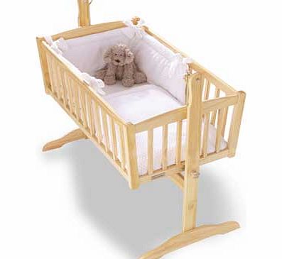 Clair de Lune Honeycomb 2 Piece Crib Set - White