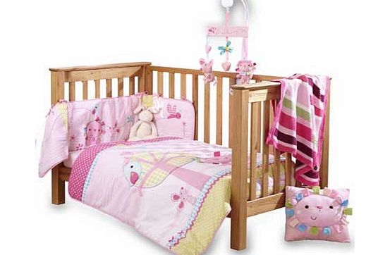 Clair de Lune Lottie and Squeek 2 Piece Cot/Cot