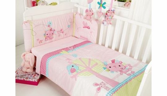 Clair de Lune Lottie Squeek Quilt Bumper - Fitted