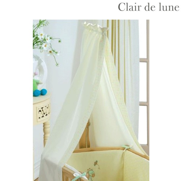 Clair de Lune Maddy and Henri - Rocking Cradle L Drape and Rod