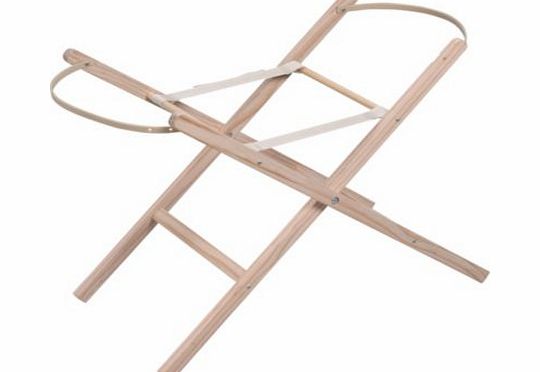 Clair de Lune Pine Moses Basket Folding Stand