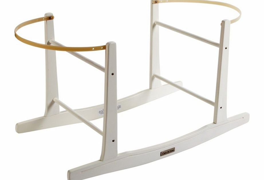 Clair De Lune Rocking Moses Stand White