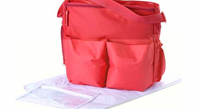 Clair de Lune Salisbury Changing Bag Red