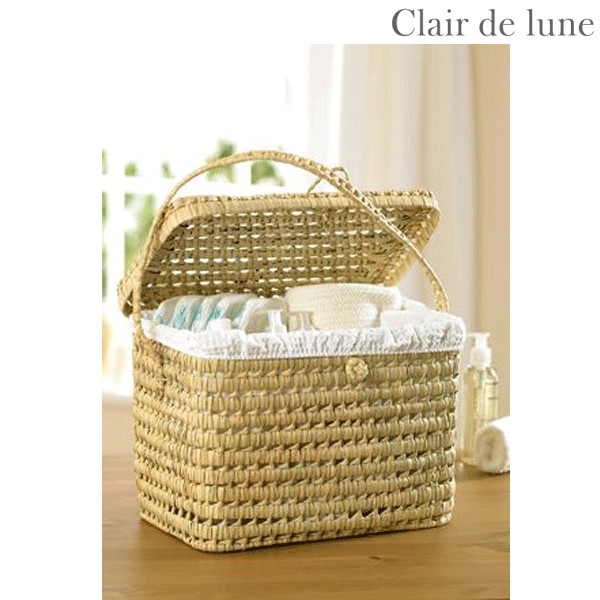 Clair de Lune Soft Waffle - Nursery Basket