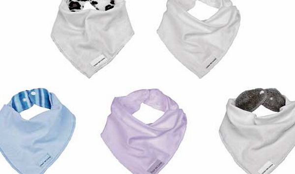 Clair de Lune Unisex Bandanna Bibs Pack of 2