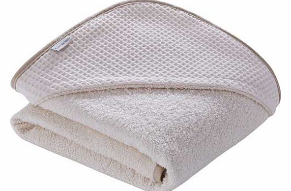 Waffle Hooded Towel - Cream