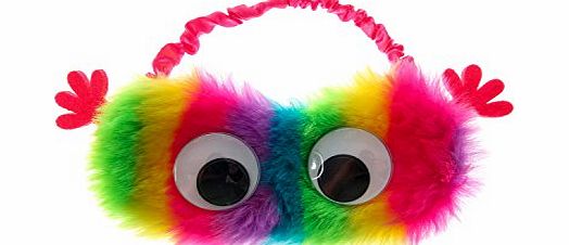 Claires Girls and Womens Neon Googly Eye Mask