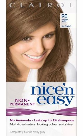 Clairol Nicen Easy Clairol NicenEasy Hair Colourant by Lasting Colour 90 DARK Ash Blonde
