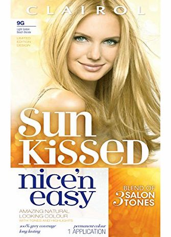 Clairol Nicen Easy Hair Colour SunKissed - Light Golden Beach Blonde 9G