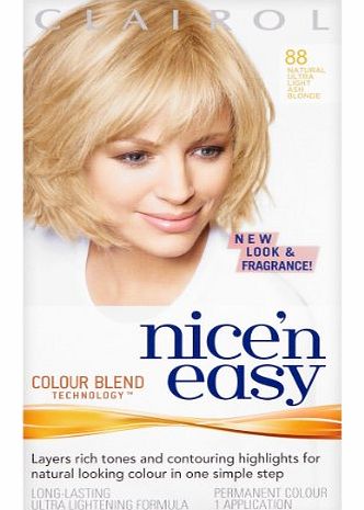 Clairol Nicen Easy Permanent Hair Colour - 88 Natural Ultra Light Ash Blonde