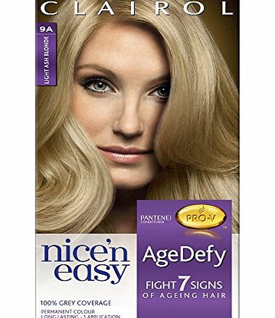 Clairol NicenEasy Age Defy Permanent Hair Colour - Light Ash Blonde Number 9A