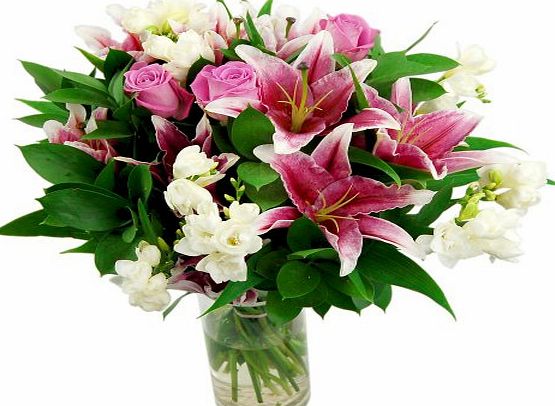 Clare Florist Astounding Cascade Fresh Flower Bouquet