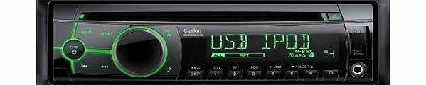 Clarion CZ202EG CD/MP3 Car Stereo System with Front USB/AUX Input
