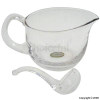 Clarity Glass Gravy Boat With Ladle