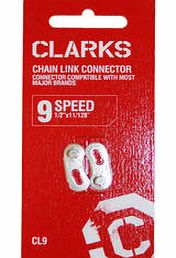 Clarks 9 Speed 1/2``x11/128 Chain Link Connector