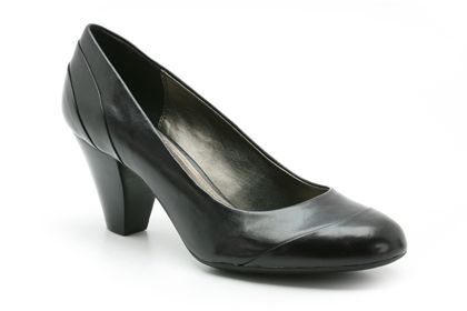 Clarks Aerial View Black Leather