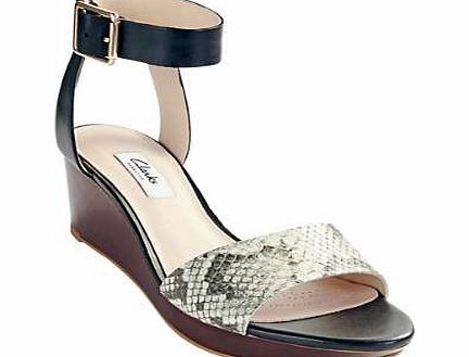 Clarks Ankle Strap Wedges