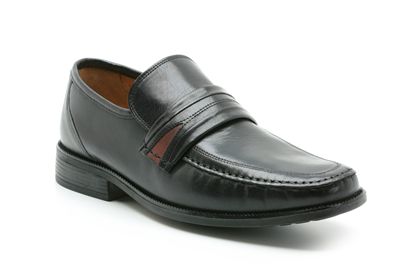 Clarks Aston Mind Black Leather