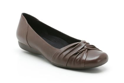 Clarks Audry Rose Brown Leather