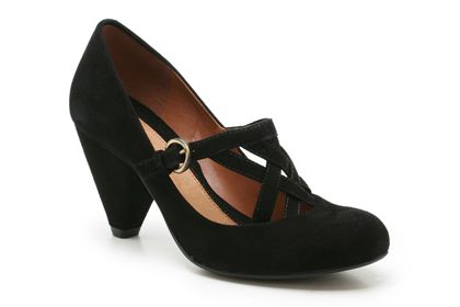 Clarks Band Box Black Suede