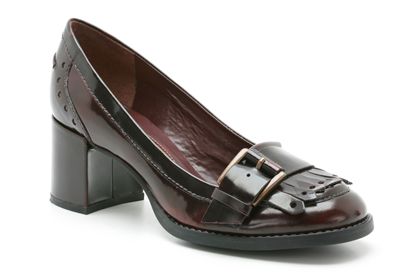 Clarks Be Hold Berry Leather