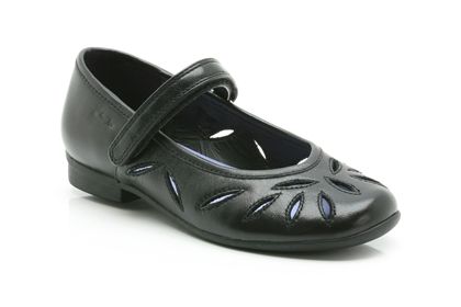 Becky Jane Inf Black Leather